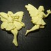 Australian Made Fondant MOld Co. Flying Fairies. Silicon Mold, 4 Fondant, Sugarcraft, Poly Clay. Brighten up any little girls birthday Cake