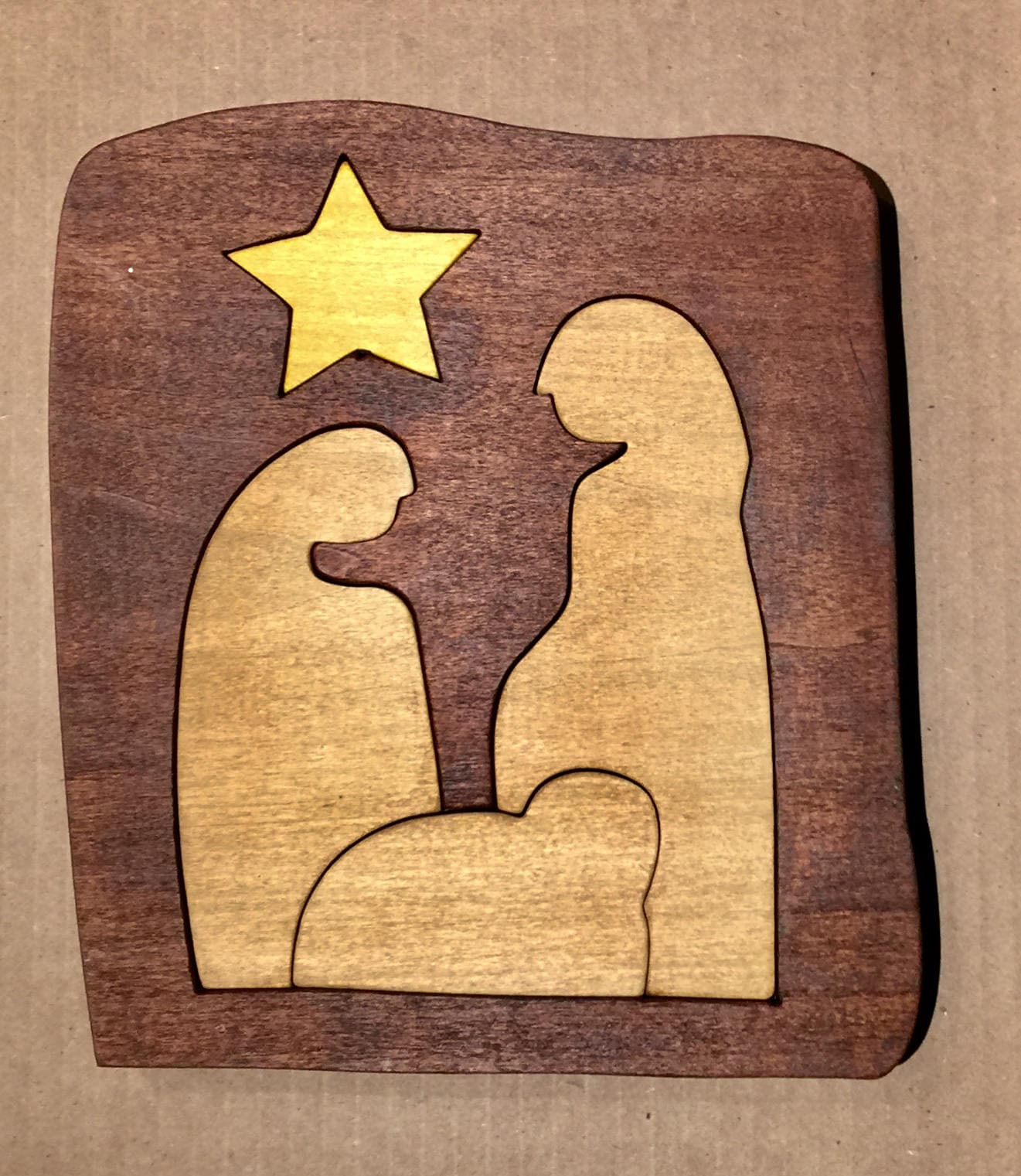 Wooden 5Piece Nativity scene Puzzle