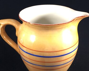 Vintage Czechoslovakia RKG Lusterware Small Pitcher/Creamer