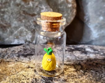 Pet Pineapple, vegan gift, pineapple gift, miniature pineapple, small gift, silly gift, cute gift, miniature fruit, gift for mum