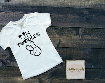 Mickey Oh Twodles Shirt | Two Shirt | 2nd Birthday Shirt | Second Birthday Outfit | Disney Birthday | Mickey Mouse Clubhouse