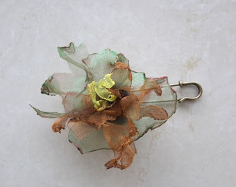 Women fabric brooch fabric accessory flower brooch