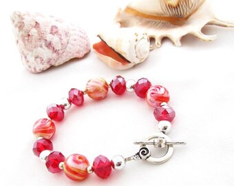 Red and Orange Bracelet