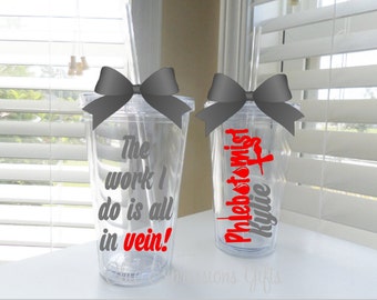 Phlebotomist tumbler