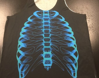 Skeleton Tank Top_custom printed all over printing