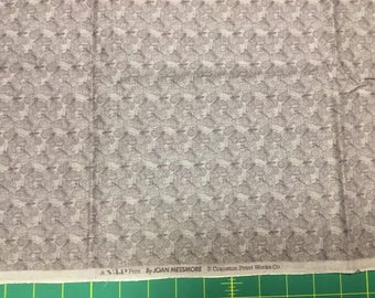 Joan Messmore for Cranston Print Works Purple Butterfly fabric. BTY