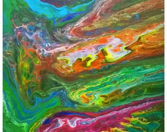 Rainbow River Canvas