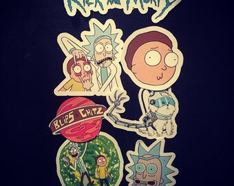 Rick and Morty Stickers