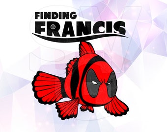 Finding Francis Dory Nemo Layered SVG DXF Png Cut File Disney Cartoon Party Decorations Cricut Designs Silhouette Studio Cameo Scrapbooking