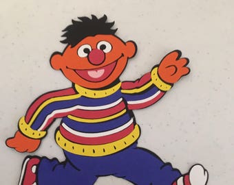 Ernie die cut from Sesame Street