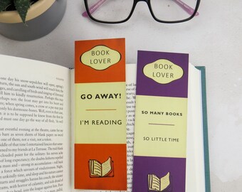 Book Lover Bookmark set - Gift for Readers and Book Lovers- Book Mark - Book Cover Bookmarks - Quotes - Unique bookmark set