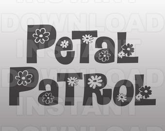 Flower Girl SVG File,Petal Patrol SVG,Wedding svg -Cutting Template- Vector Art Commercial & Personal Use- Cricut,Cameo,Silhouette,cut file