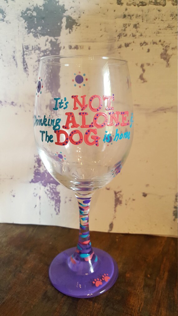 Dog Lover wineglass