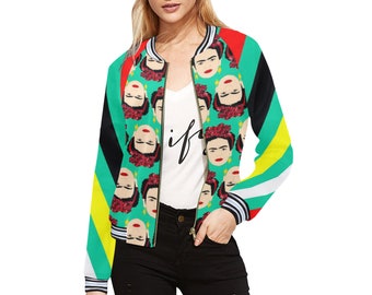 FRIDA Kahlo women's bomber jacket