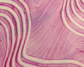 Purple paste paper with waves