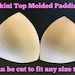 Molded Padding for Competition Bikinis