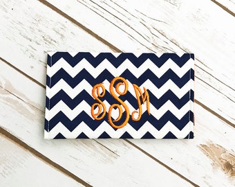 Checkbook Cover - Personalized Checkbook Cover - Monogrammed Checkbook Cover - Custom Check Book Cover - Fabric Checkbook Cover