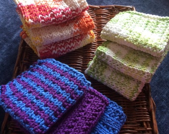 100% Cotton washcloths