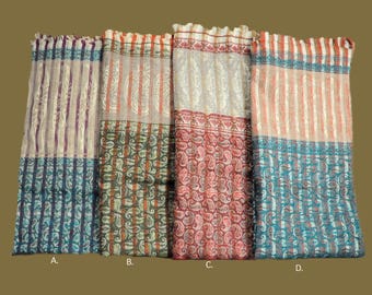 Pastel Renaissance Pattern Shawls w/ quality wool