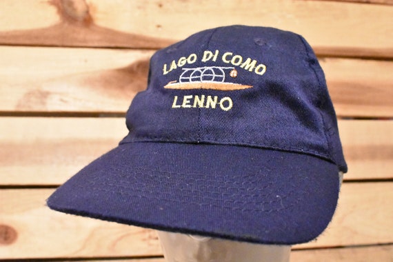 Vintage Lago Di Como Lenno Tourist Hat Vintage Lago Di Como Lenno Tourist Hat