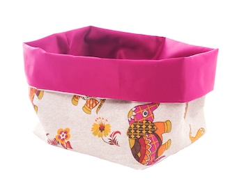 Accessories storage basket fabric basket