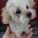PUP - tiny soft sculpture puppy dog poodle terrier Maltese spaniel and or mixed breed PATTERN by Emma's Bears