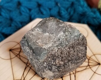 Emerald Specimen in Mica Matrix Hexagonal Meditation Crystal Chakra