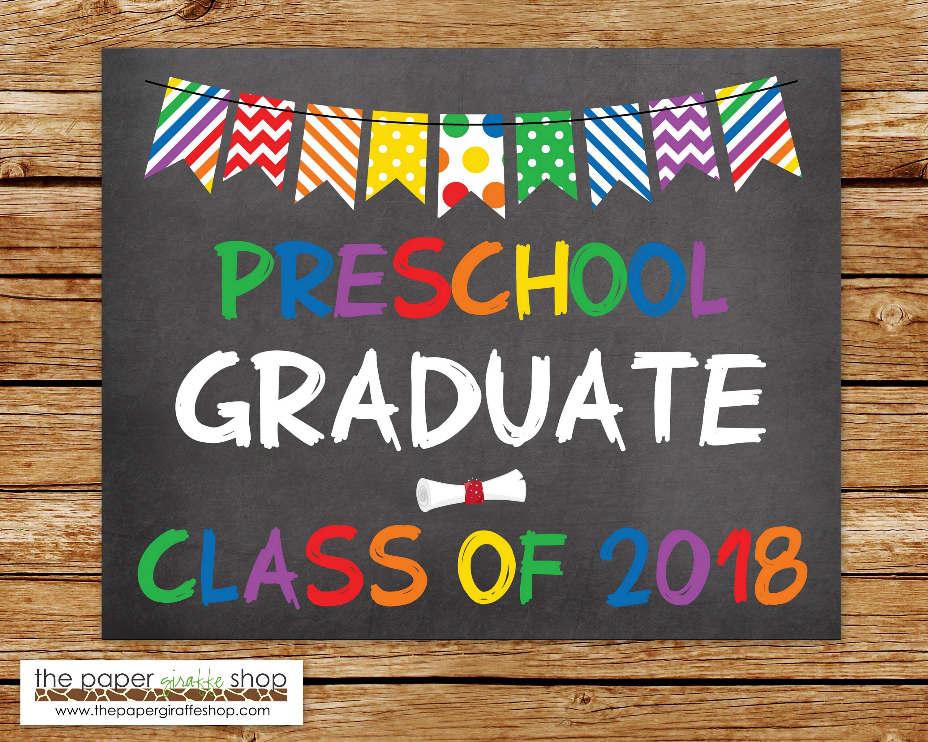 preschool graduation banner