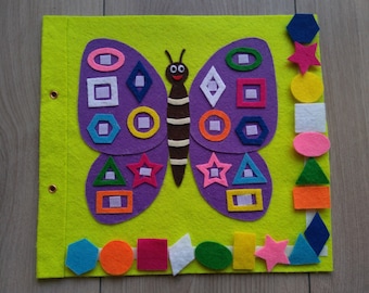 Quiet Book (Pagina/page)-Mariposa/Butterfly