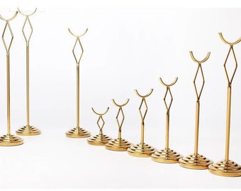 Table Number Holder | Menu Card Holder | Wedding Table Number Card Holder | Guest List Clip | Gold theme Wedding