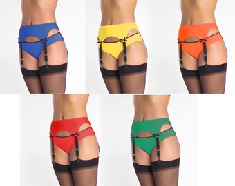 Stretch Garter Belt in Primary Colors