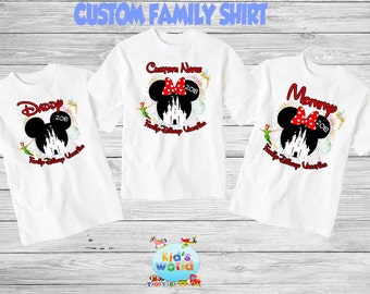 Family disney world shirts 2018, Disney Family Shirts, Matching Family Disney Shirts, Personalized Disney Shirts for Family 2018 des59