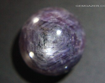Purple Star Sapphire cabochon, Thailand. 20.33 carats.