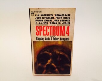 Vintage Sci Fi Book Spectrum 4 1966 Paperback Anthology