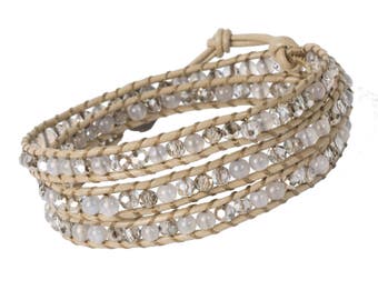 DIY Wrap Bracelet Kit - Sand (WRAP051)