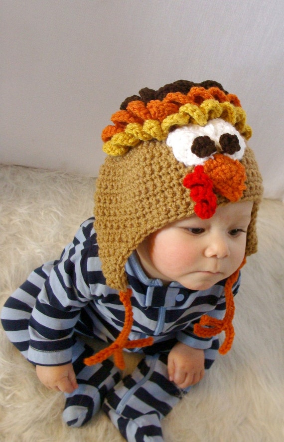 Download Turkey Hat Crochet Pattern PDF 536