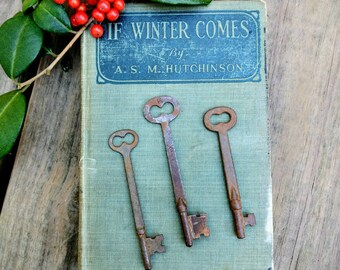 Antique Skeleton Keys ~ Flat Neck Keys - Collection of 3