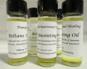 Beltane Anointing Oil - 4 ML / 1 Dram - Ritual, Journey, Meditation, Dream, Spring, Wicca, Spiritual, Fairy - Dees Transformational Healing