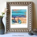 ART PRINT or CANVAS bicycle bike biking cycling beach positive