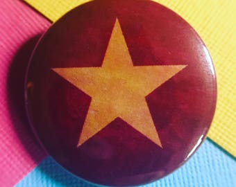 Vietnam Flag Pinback Button, Magnet, Badge, Vietnamese Flag Button, Ho Chi Minh gift, Flag Pin, Traveler Flag Keychain, Lapel Pin