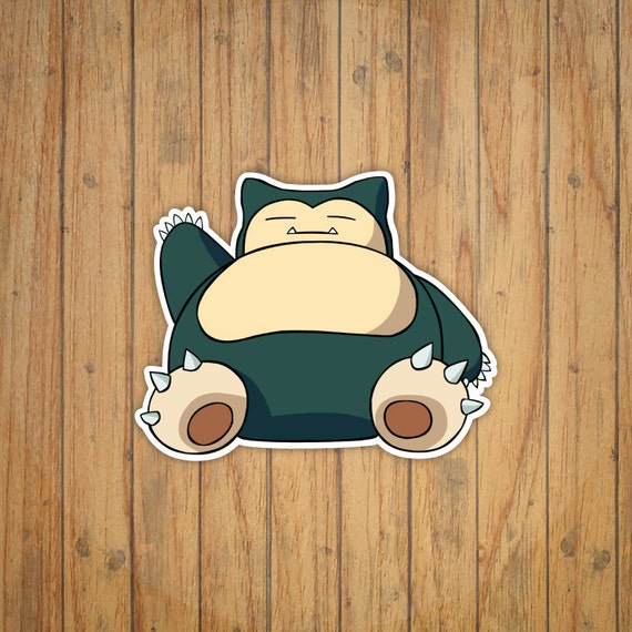 Snorlax Pokemon Decal/Sticker