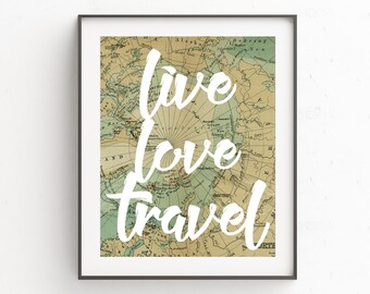 Travel Quotes, Travel Printable Art, Map Prints, Art Prints, Adventure, Rustic Home Decor, World Map Wall Art, Quote Prints, Wall Decor