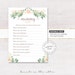 Instant mommy quiz baby shower games, EDITABLE template download, floral baby shower, personalized unique questions, printable PDF, DIGITAL