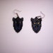Vertical Brick/Peyote Stitch Black Panther Delica Seed Beading Dangle PDF E-File Earring Pattern-73