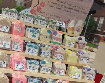 Wholesale Artisan Soap/ Leave me a note/3.25 a piece/50 minimum/ Thank you so much!Soap Esteem Co/ Many Soaps to Pick From!