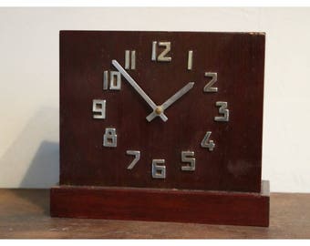 Danish savings bank clock / vintage piggy bank