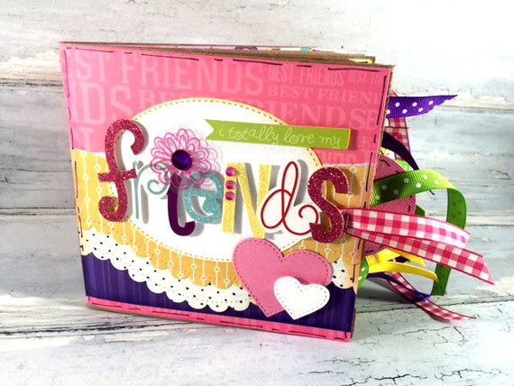 friends scrapbook gift for friend best friends photos