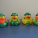 St. Patrick's Day rubber ducks.- Perfect for your Wearin of the Green party!