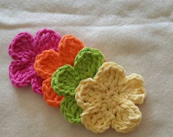 Crochet % Petal Flower Pattern PDF