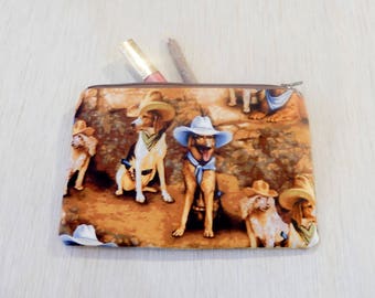 Pencil Case/ Make Up Bag/ Dog Lover Gift/ Gift for Mom/ Teacher Gift/ Gift for Wife/ Coworker Gift/ Best Friend Gift/ Girlfriend Gift/ Pouch